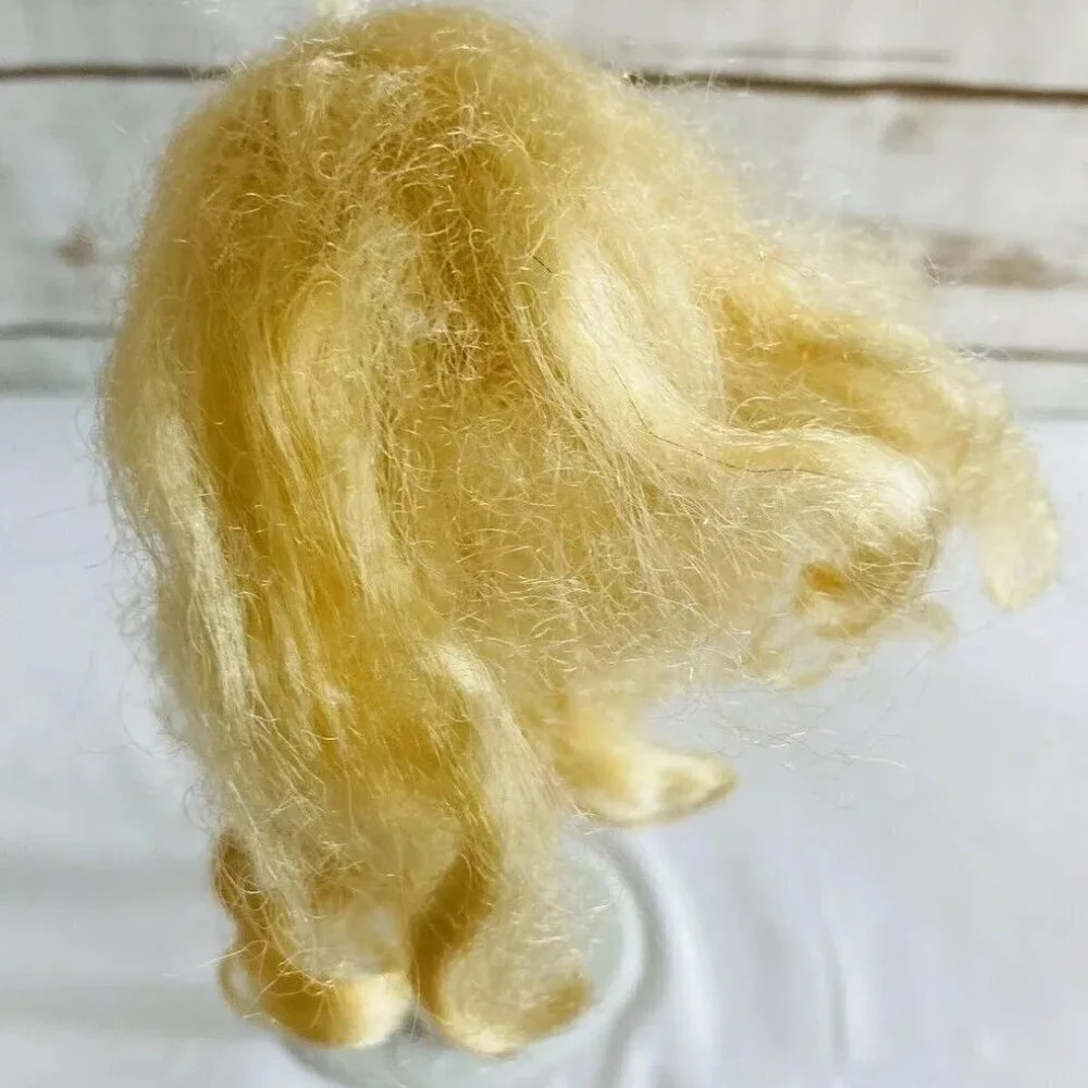 T.B.K. Blonde Hair Blue Eyes Cherry Romper Outfit 12" Tall Used - Picture 6 of 11